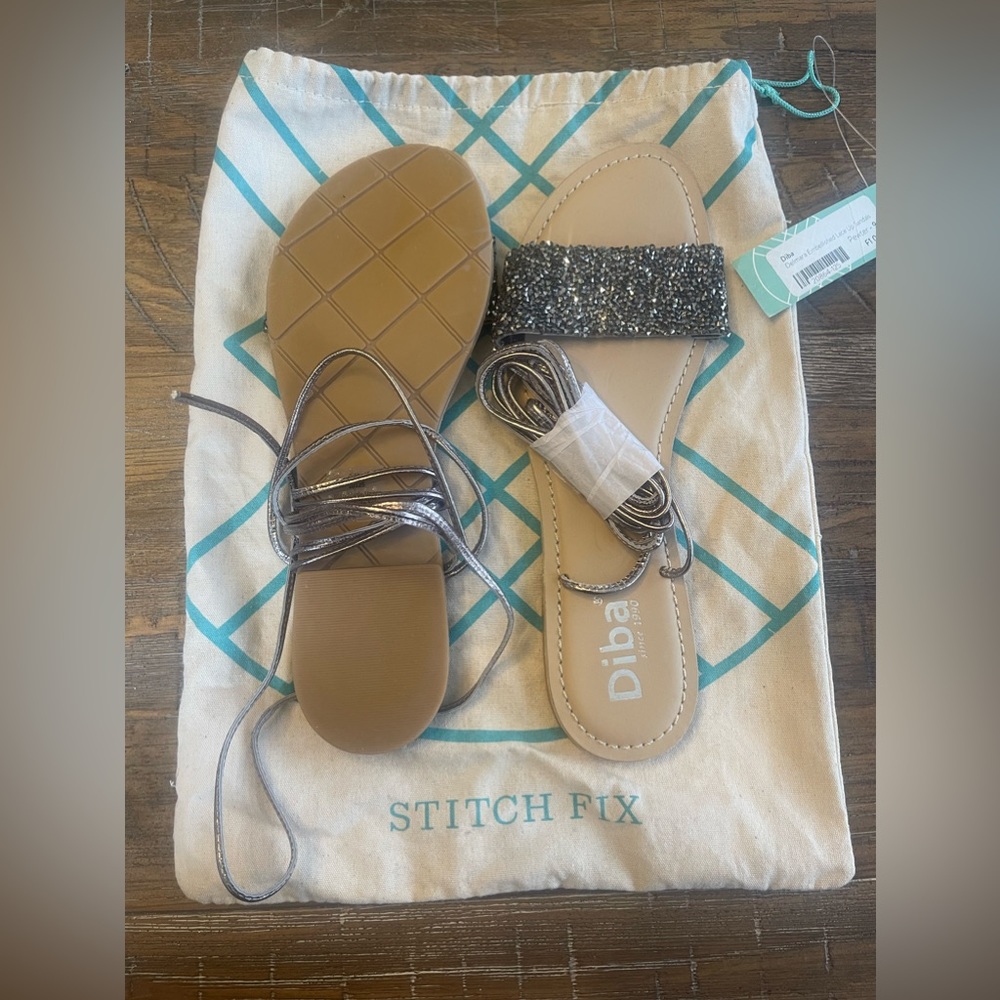 NWT Diba Delmara lace up sandal size 9.5